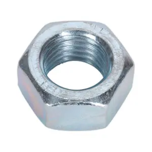 Sealey Steel Nut M24 Zinc DIN 934 Pack of 5 Pieces Metric Hex With Bag SN24