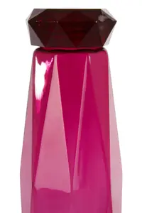 Interiors by Premier Textured Deep Pink Drinking Bottle, Secured Plastic Water Bottle, Versatile Water Botle, Durable Bottle