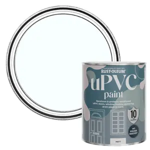 Rust-Oleum Icecap Matt UPVC Paint 750ml