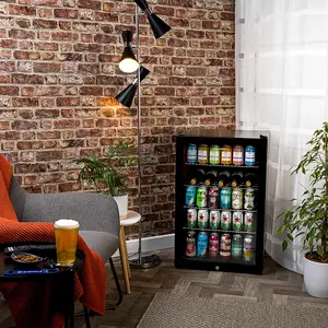 Subcold Super 115 LED Drinks Fridge Black