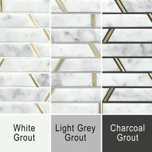 MONACO WHITE MOSAIC TILE SHEET