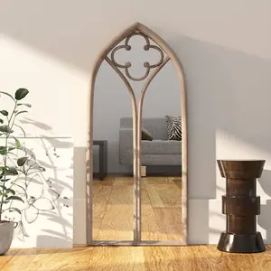 Berkfield Mirror Sand 100x45 cm Iron for Indoor Use