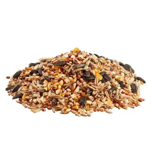 No Wheat Small Wild Bird Seed Mix High Energy Garden Bird Grade Food by Happy Beaks (28kg)