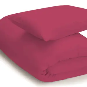 Belledorm Easycare Percale Duvet Cover Fuchsia (Double)