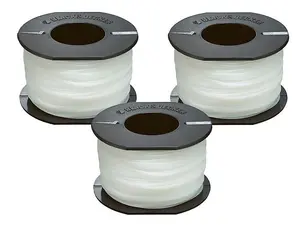 Black and Decker A6171 Pack of 3 x 50m Grass Strimmer Line on Storage Spool