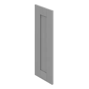 GoodHome Alpinia Matt slate grey wood effect Shaker Highline Cabinet door (W)250mm (H)715mm (T)18mm