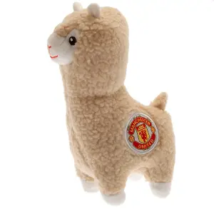 Manchester United FC Llama Plush Toy Cream (One Size)