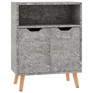 Sideboard 60x30x72 cm Engineered Wood Concrete Grey