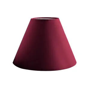 Coloured 9inch Coolie Lamp Shade Red