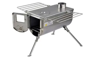 WINNERWELL WOODLANDER LARGE SIZED STAINLESS STEEL CAMPING STOVE