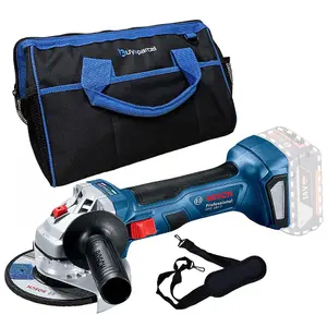 Bosch 18v Professional GWS 18V-7 18v 115mm Brushless Angle Grinder Bare 4.5" Bag