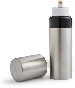 Dunelm Gourmet Oil Sprayer, Silver, Stainless Steel