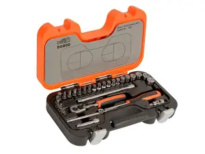 Bahco S290 Socket Set 29 Piece 1/4 inch Drive