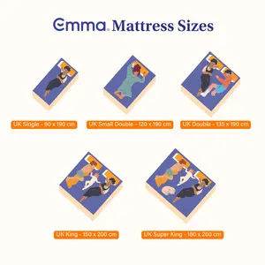 Emma Premium Hybrid Mattress Super King (6')