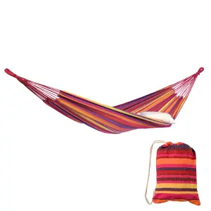 Amazonas Tahiti Vulcano Cotton Single Garden Hammock With Bag