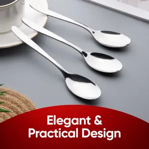 ASAB Pack Of 6 Stainless Steel Tea Spoons