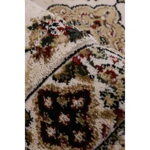 Melrose Classic Traditional Cream Vintage Area Rug 080/150cm