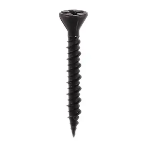 TIMCO Drywall Reduced Countersunk Black Dense Board Screws - 3.9 x 45