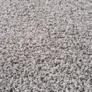 Myshaggy Collection Living Room Rugs Solid Design  Grey