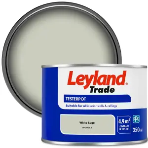 Leyland Trade Vinyl Matt Walls & Ceilings Emulsion Paint White Sage (PPG1125-2) 350ml Tester