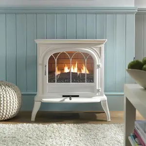 Focal Point Leirvik Flueless White Gas Stove FPFBQ594