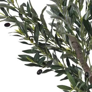 155cm H Artificial Olive Tree Decorative Plant in Planter Suitable for Office Living Room