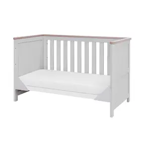 Tutti Bambini Verona Cot Bed Dove Grey/Oak