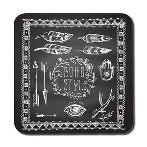 Square 6 Piece Coaster Set (Set of 6)