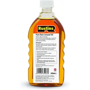 Rustins - Linseed Oil Raw - 500ml