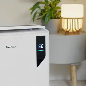 Pro Breeze 20L High Extraction Dehumidifier with Special One Click Laundry Mode