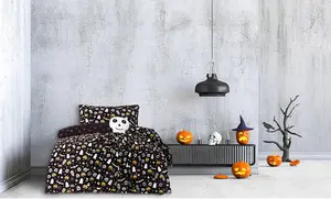 Smart Living Super Soft Spooky & Magical Halloween Reversible Duvet Cover with Pillowcase