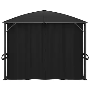 Berkfield Gazebo with Curtains 400x300x265 cm Anthracite