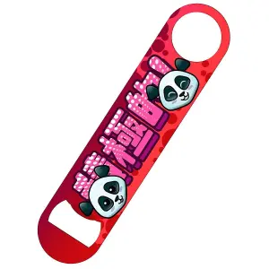 Handa Panda Bar Blade Bottle Opener Pink (One Size)