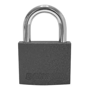 Dekton Heavy Duty High Security Waterproof Iron Shed Shackle Padlock 60mm