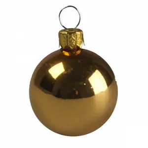 Luxury Shatterproof Ball Ornament (Set of 18) Rose Gold Shiny / 4cm H x 4cm W x 4cm D