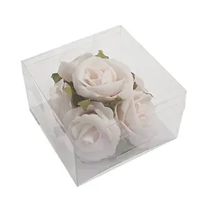 ROSE BOX - Flower: Rose Head: Polyfoam: Pack of 6: Pink - Occasions -- Bulk