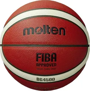 Molten BG4500 Series Basketball, Official British Basketball Leagues Match Ball, BBL & WBBL, FIBA Approved, Premium Composite Leather, Indoor Play,