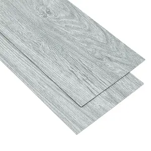 Grey Realistic Woodgrain Wood Effect Self Adhesive PVC Flooring Plank Waterproof, 5m² Pack, Set of 36