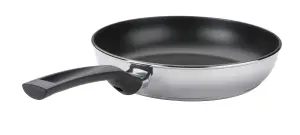 Prestige Cook & Strain Silver Round Stainless Steel Easy Clean Non-Stick Frying Pan 20cm