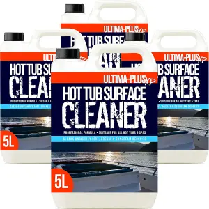 ULTIMA-PLUS XP Hot Tub Surface Cleaner - Removes Dirt, Oil, Grease, Waterlines & More 20L