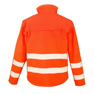 SAFE-GUARD by Result Unisex Adult Hi-Vis Soft Shell Jacket