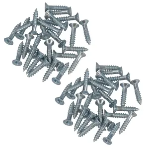 4mm x 20mm PZ2 Drive Countersunk Wood Chipboard Screws Fasteners 56pc