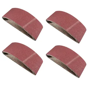 Belt Power Finger File Sander Abrasive Sanding Belts 610mm x 100mm 40 Grit 20 PK