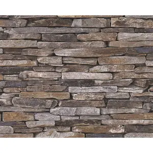 Natural Stone Slate Effect Wallpaper AS Creation 9142-17