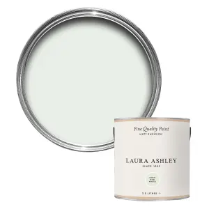 Laura Ashley Duck Egg White Matt Emulsion paint, 2.5L