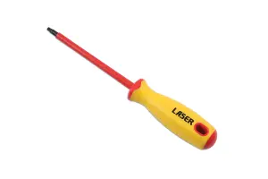 Laser Tools 7452 VDE 1000V Insulated Star/Torx Screwdriver T25 x 125mm