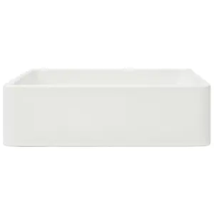 Berkfield Basin Ceramic White 41x30x12 cm