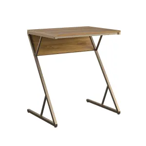 Regal Accent Table Laptop Desk in Walnut Look