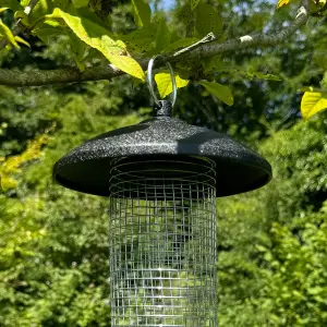 Large Hanging Steel Bird Nut Feeder