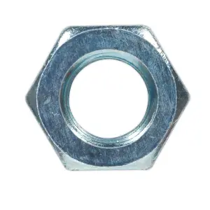 Sealey Steel Nut M12 Zinc DIN 934 Pack of 25 Pieces Metric Hex With Bag SN12